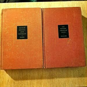 Vintage Books (2) Six Modern Plays (Dewey) & Human Nature And Conduct (Halline)